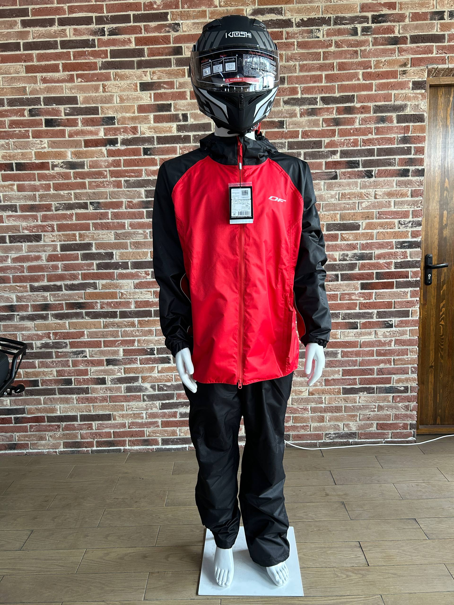 Мембранный костюм ACTIVE 2.0 Man Black - Red (XXL)