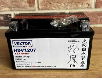 Аккумуляторная батарея VEKTOR PLUS HDV 1207