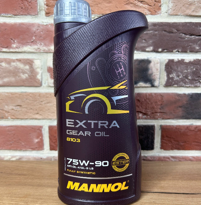 Трансмиссионное масло 8103 Mannol GL-5  SAE 75w90 (1л) синтетика