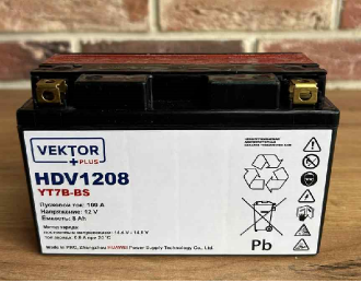 Аккумуляторная батарея VEKTOR PLUS HDV 1208
