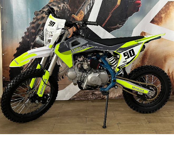 Питбайк Motoland TCX125E 17/14 зеленый 