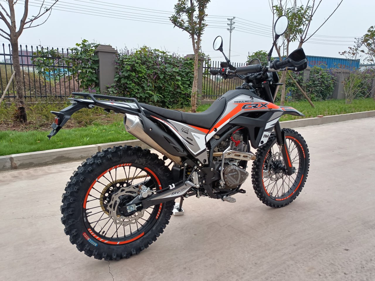 Мотоцикл Regulmoto CR-X (Черный/Оранжевый)