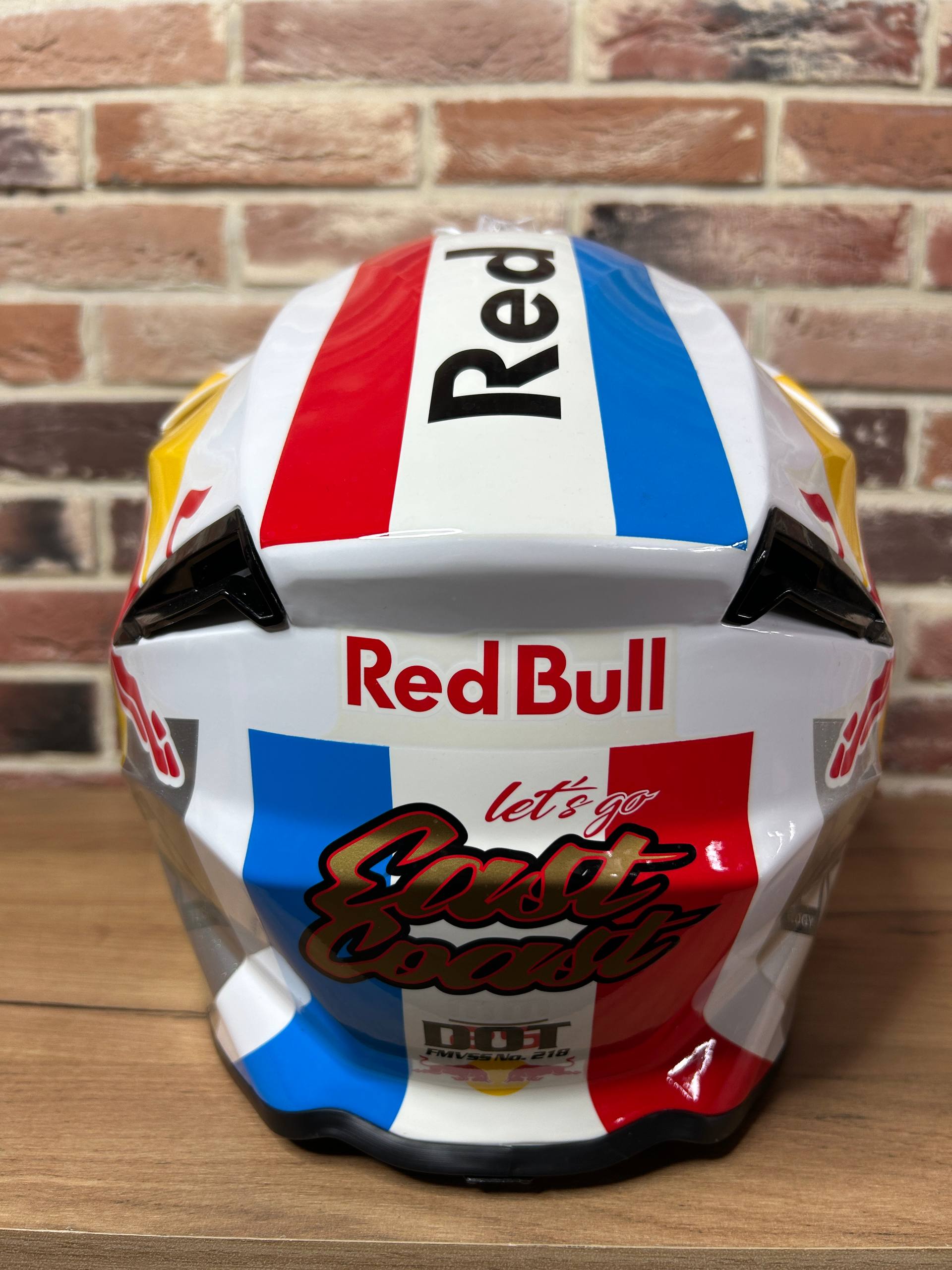 Шлем кроссовый RedBull белый - 2XL