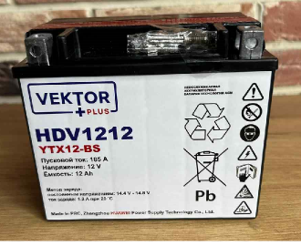 Аккумуляторная батарея VEKTOR PLUS HDV 1212