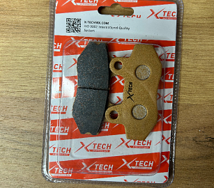 Колодки тормозные дисковые №1 X-TECH (less-metallic) медь