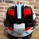 Шлем модуляр UCHOOSE ADV красно-белый - М
