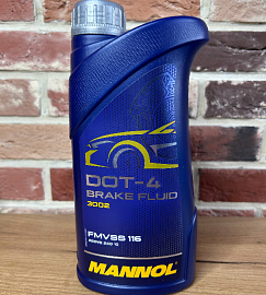 Жидкость тормозная Mannol DOT-4 (910г)