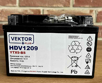 Аккумуляторная батарея VEKTOR PLUS HDV 1209