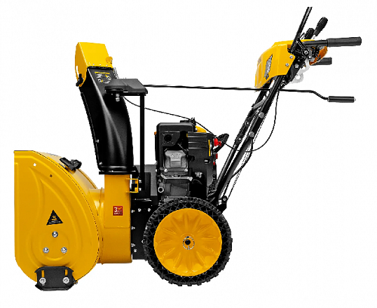 Бензиновая снегоуборочная машина SBM 610S PRO, 212 cc, электростартер, фара, обогрев Denzel