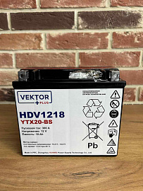 Аккумуляторная батарея VEKTOR PLUS HDV 1218