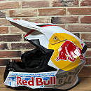Шлем кроссовый RedBull белый - 2XL