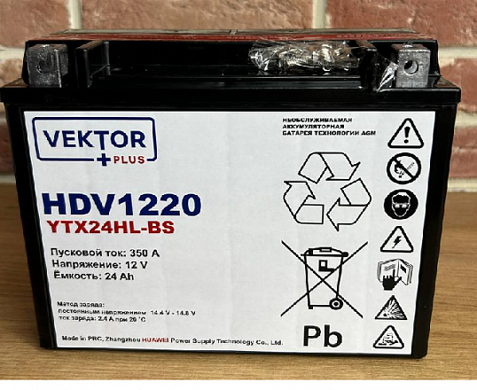 Аккумуляторная батарея VEKTOR PLUS HDV 1220