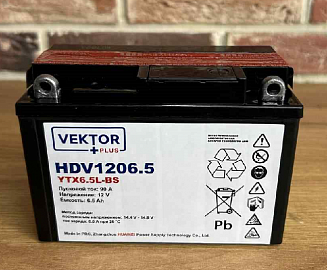 Аккумуляторная батарея VEKTOR PLUS HDV 1206.5