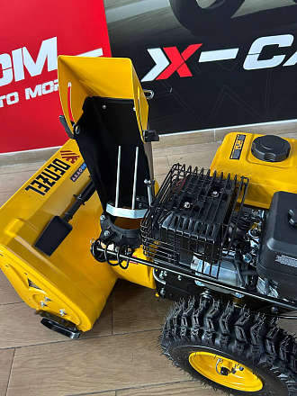 Бензиновая снегоуборочная машина SB 560 LP, 212 cc, электростартер, фара Denzel