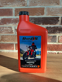 Масло моторное синт. для 4-х тактных двигателей Rhinoil 10W40 MOTO API SN/SM/SL/SJ/SH 1 л