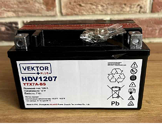 Аккумуляторная батарея VEKTOR PLUS HDV 1207