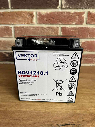 Аккумуляторная батарея VEKTOR PLUS HDV 1218.1