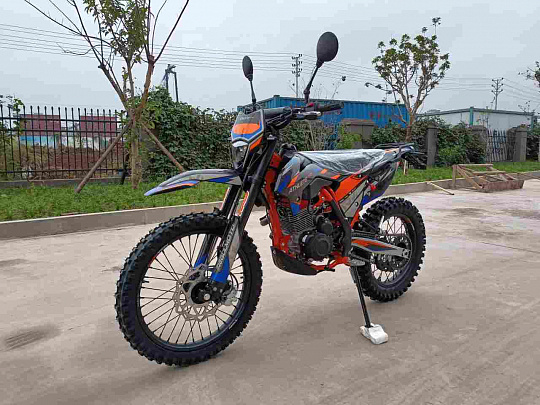 Мотоцикл Regulmoto ATHLETE PRO 300 (4 valves) 6 передач (Черный/Оранжевый/Синий)
