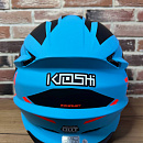 Шлем KIOSHI Holeshot ☆801☆ кроссовый (Черный/ синий/ оранжевый, M, 305200-57)