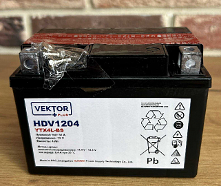 Аккумуляторная батарея VEKTOR PLUS HDV 1204