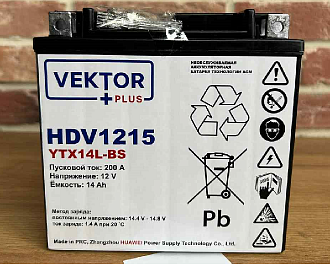 Аккумуляторная батарея VEKTOR PLUS HDV 1215