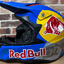 Шлем кроссовый RedBull синий - XL