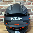 Шлем KIOSHI Holeshot ☆801☆ кроссовый (Черный/ серый/ оранжевый, M, 305200-47)