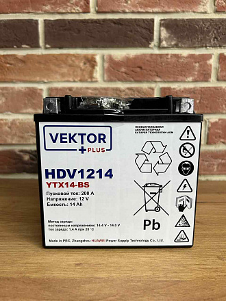 Аккумуляторная батарея VEKTOR PLUS HDV 1214