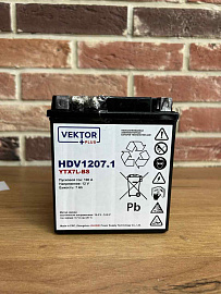 Аккумуляторная батарея VEKTOR PLUS HDV 1207.1