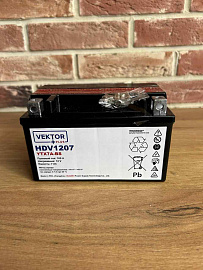 Аккумуляторная батарея VEKTOR PLUS HDV 1207