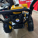 Бензиновая снегоуборочная машина SB 560 LP, 212 cc, электростартер, фара Denzel