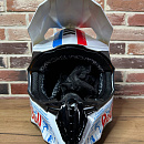 Шлем кроссовый RedBull белый - 2XL